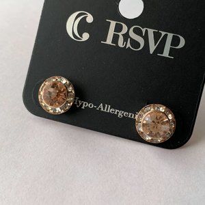 Charming Charlie Pink Studded Earring